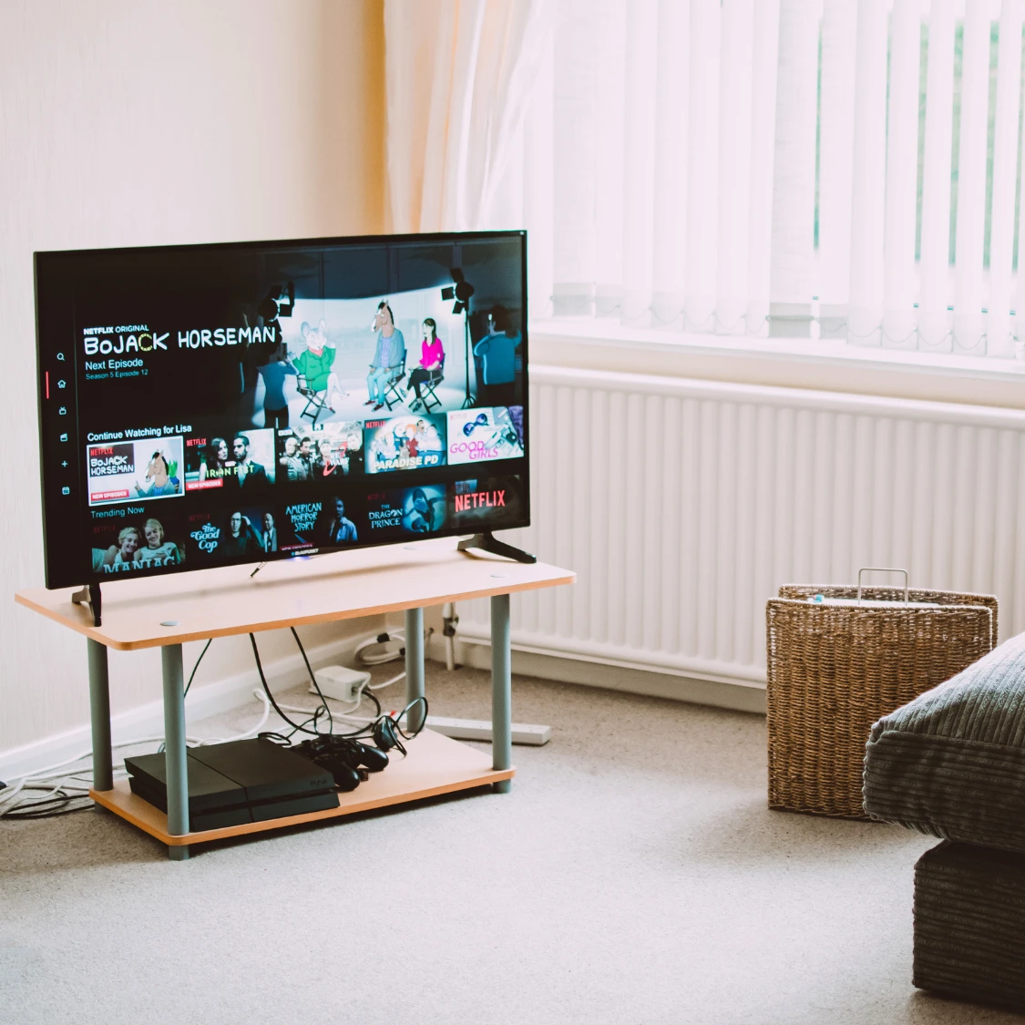 Office team watching presentation